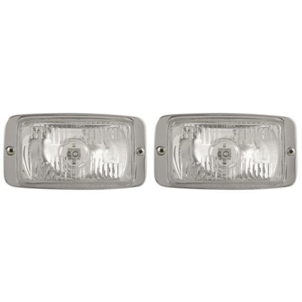 Pilot Automotive Pilot Automotive NV-106 3 x 5 In. Chrome Bezel Driving Lamp - Clear NV-106